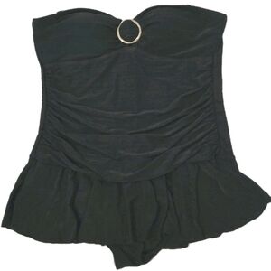 Womens One Piece Swimsuit Plus Size 18W Fashion Bug Swimdress Strapless